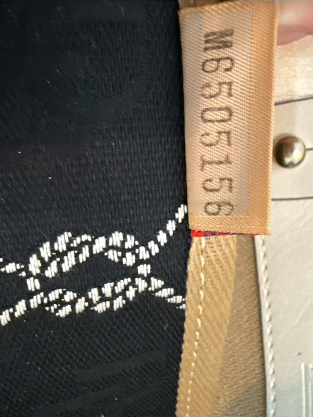 Dooney & Bourke Bag Canvas Exterior Signature Nautical Rope Print RARE